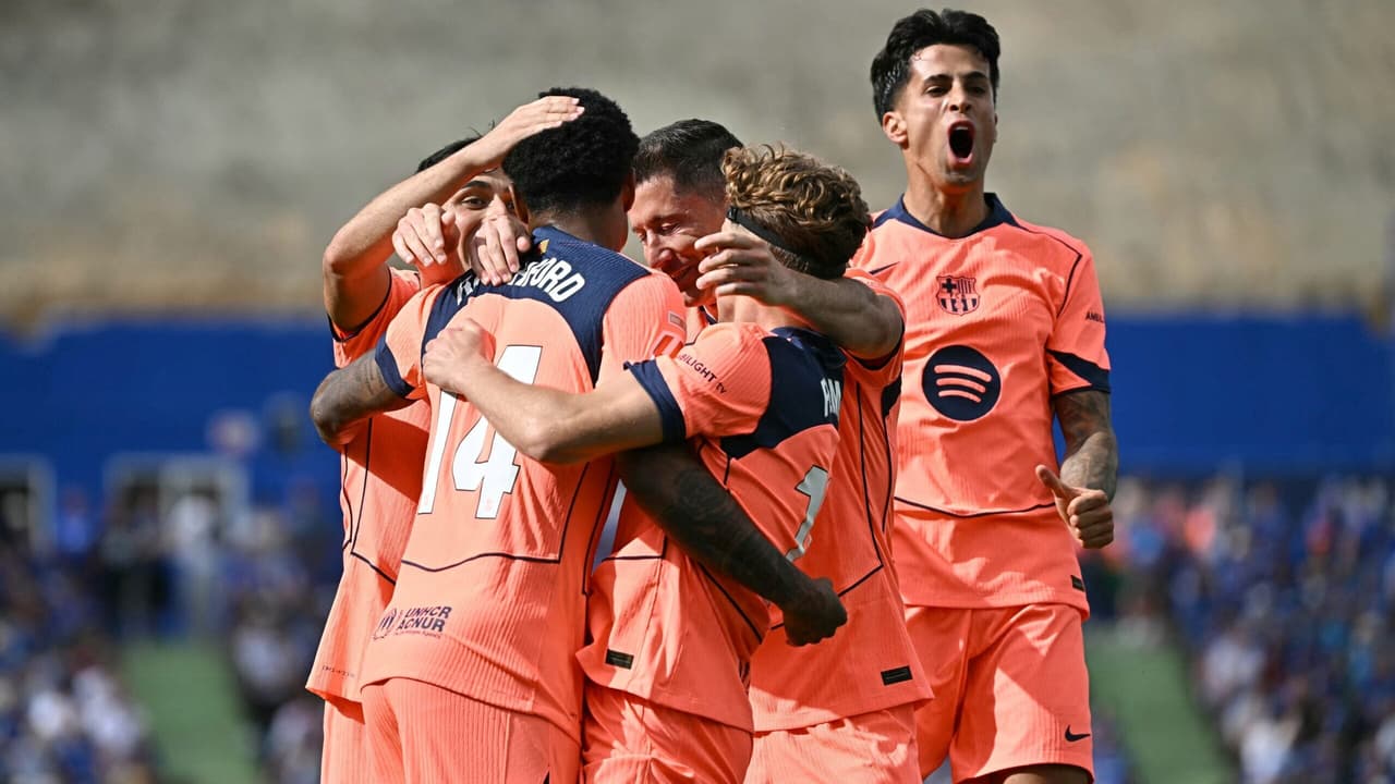 Barcelona vence Getafe e se aproxima do título espanhol com folga na liderança