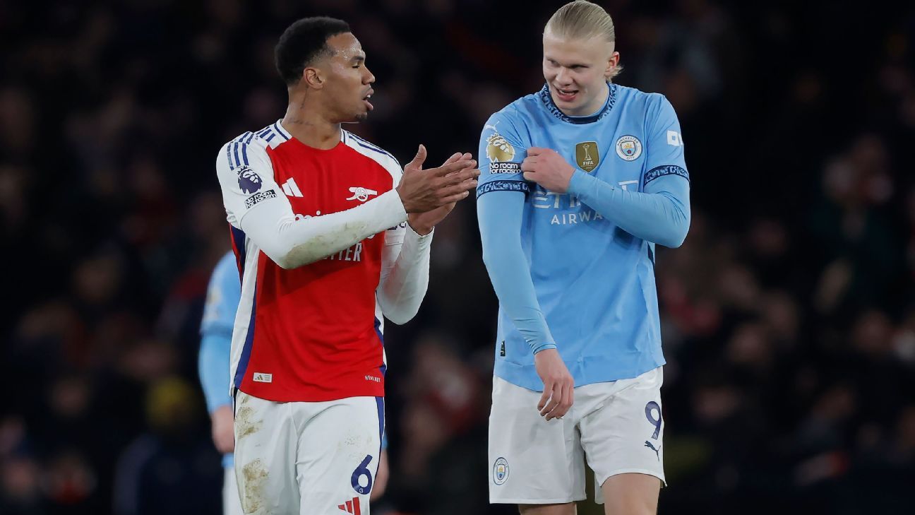 Manchester City e Arsenal duelam em confronto decisivo pela Premier League 2025/26