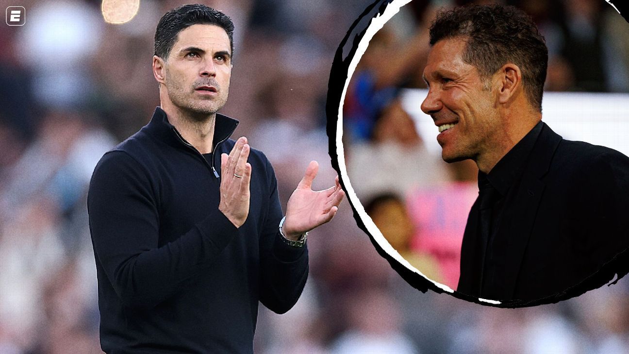 Arteta elogia Simeone e prevê futuro brilhante do técnico na Premier League