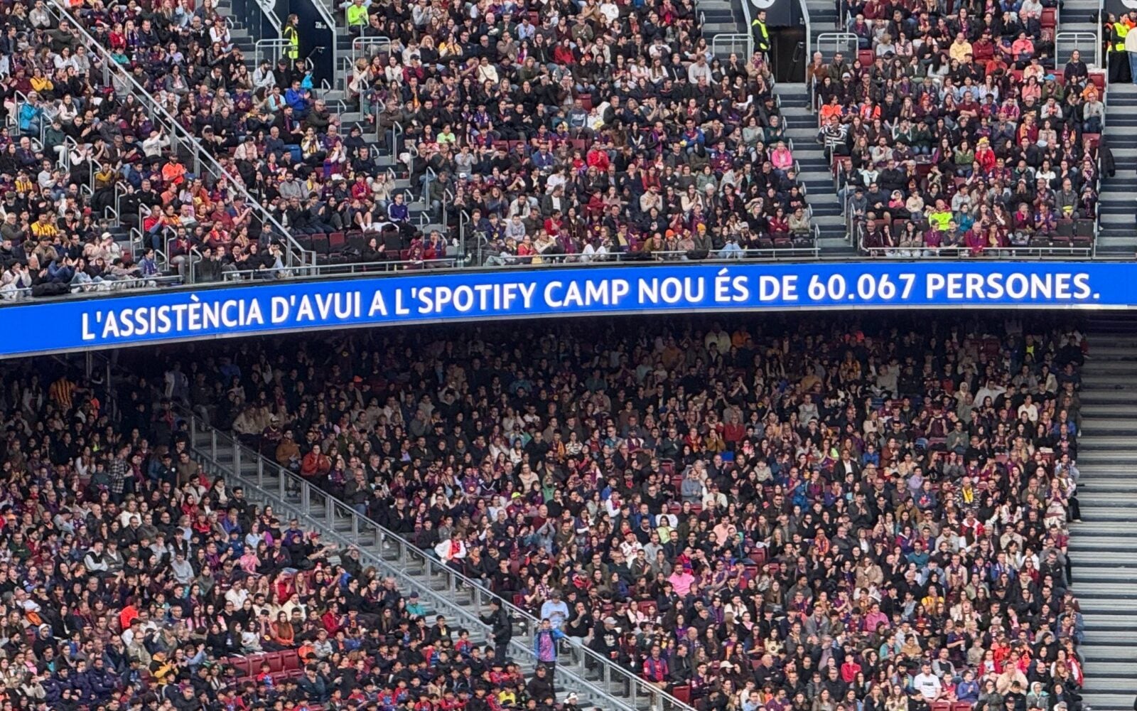 Barcelona Feminino faz história com público recorde no Spotify Camp Nou