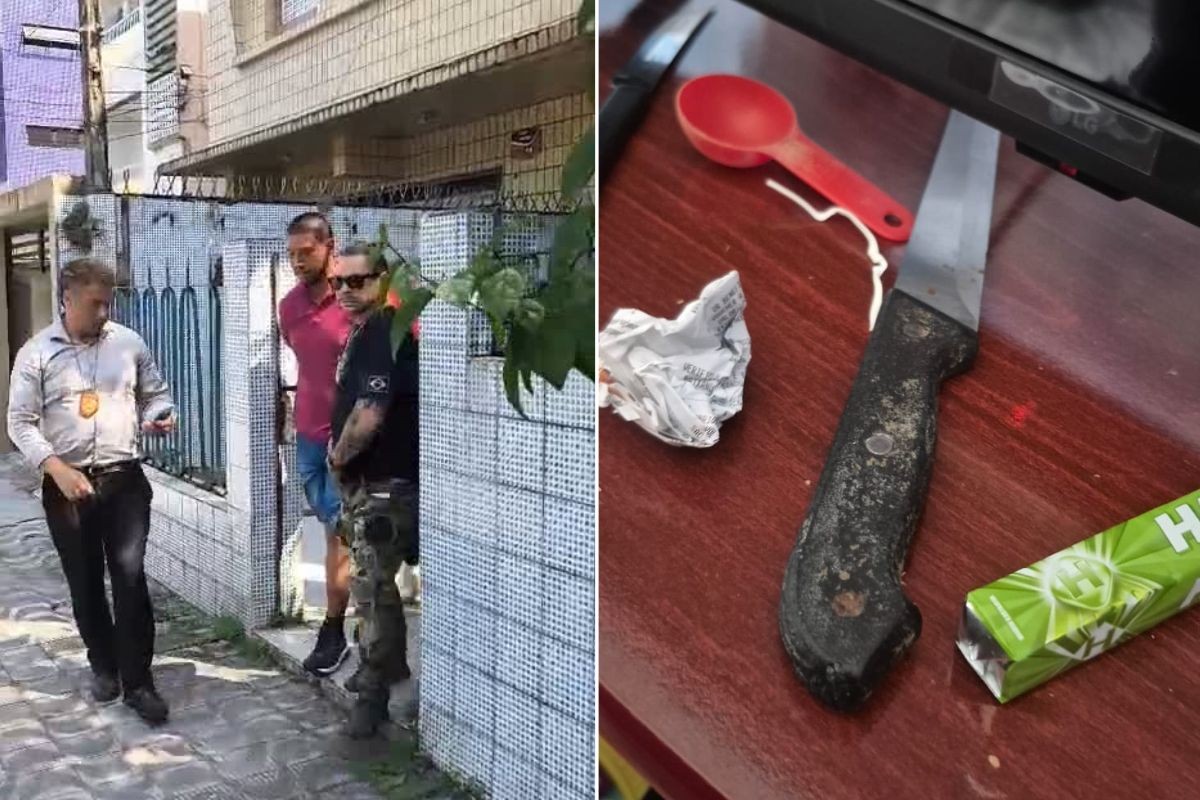 Idoso é morto a facadas pelo cunhado em frente a banco em Santos – imagem do artigo