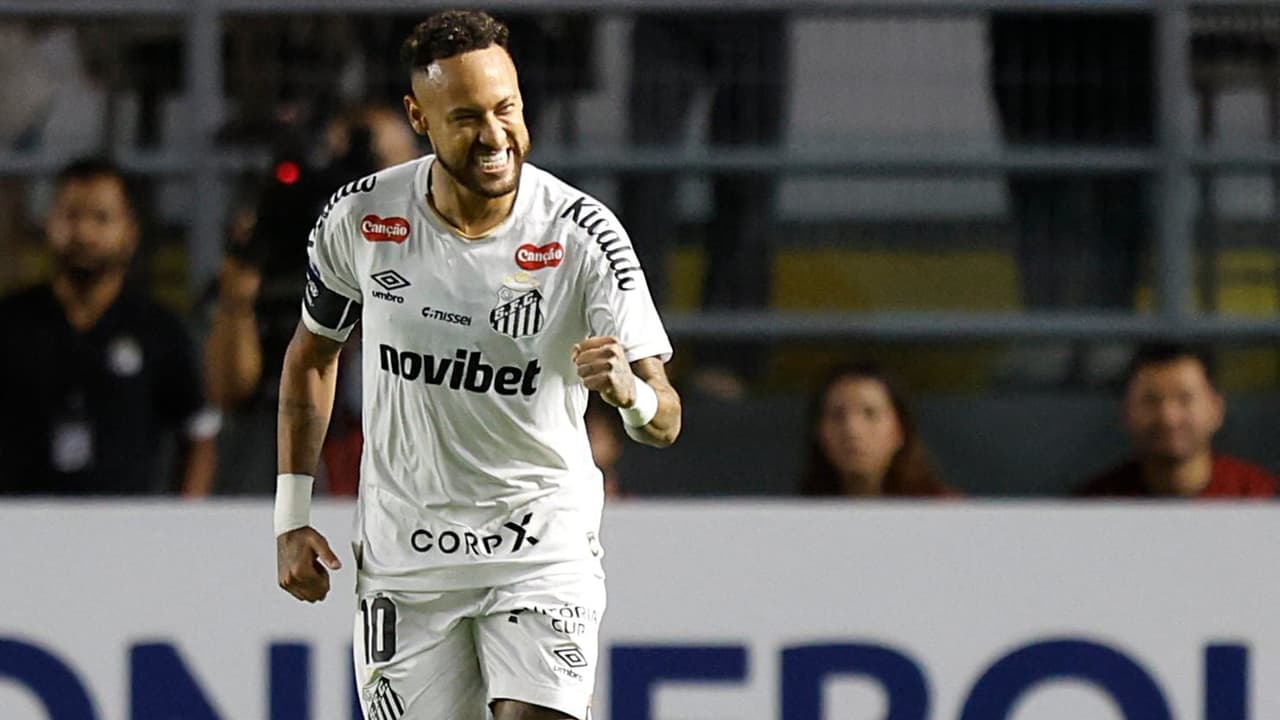 Neymar vira alvo de críticas na Vila Belmiro após derrota do Santos para o Fluminense