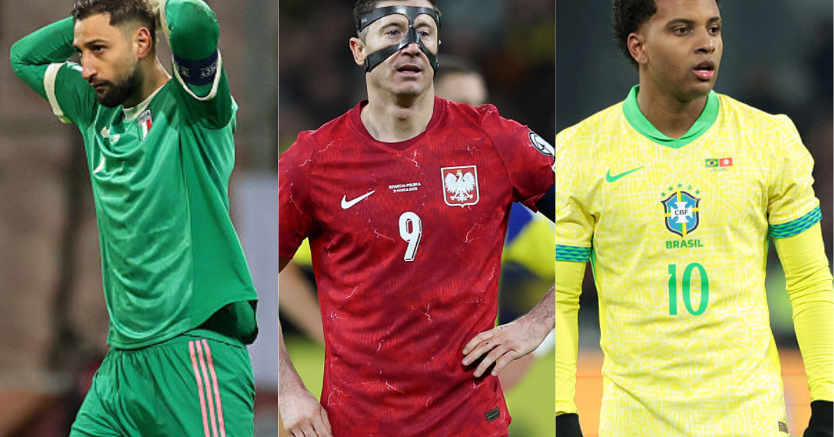 Futebol perde grandes estrelas: veja quem está fora da Copa do Mundo 2026