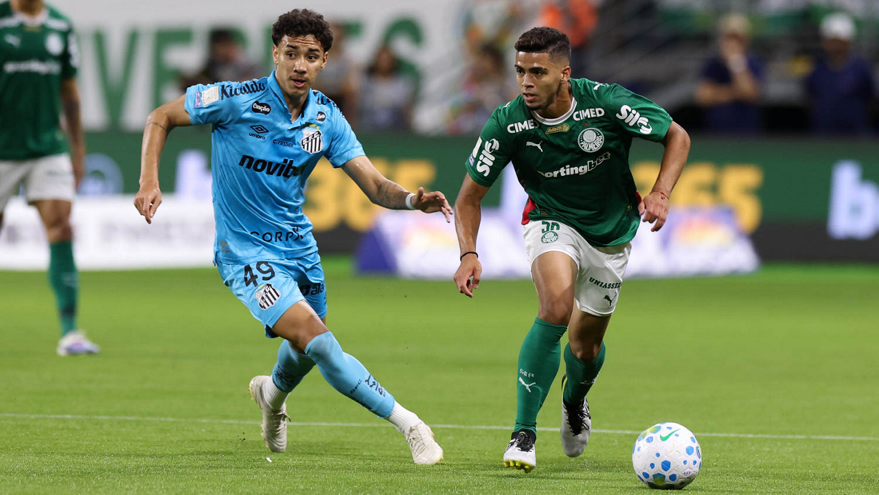 Santos segura empate contra Palmeiras, mas deixa a zona de rebaixamento