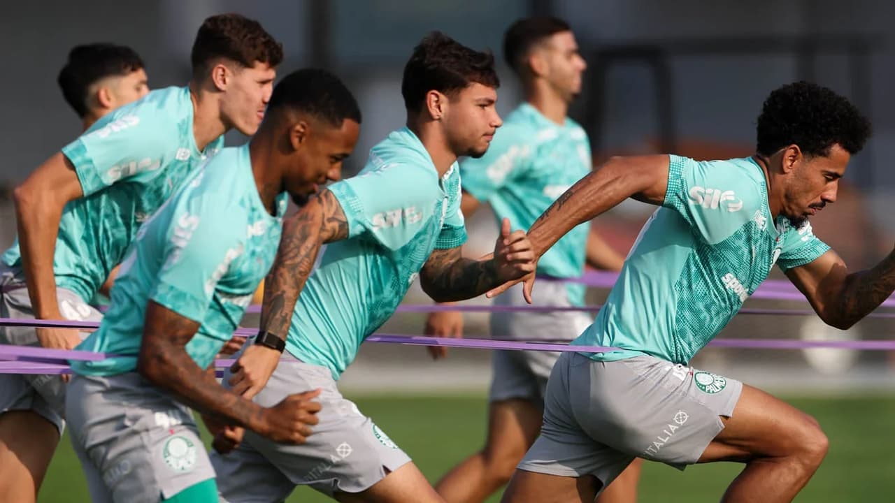 Palmeiras atualiza situação física do elenco antes do duelo contra Jacuipense