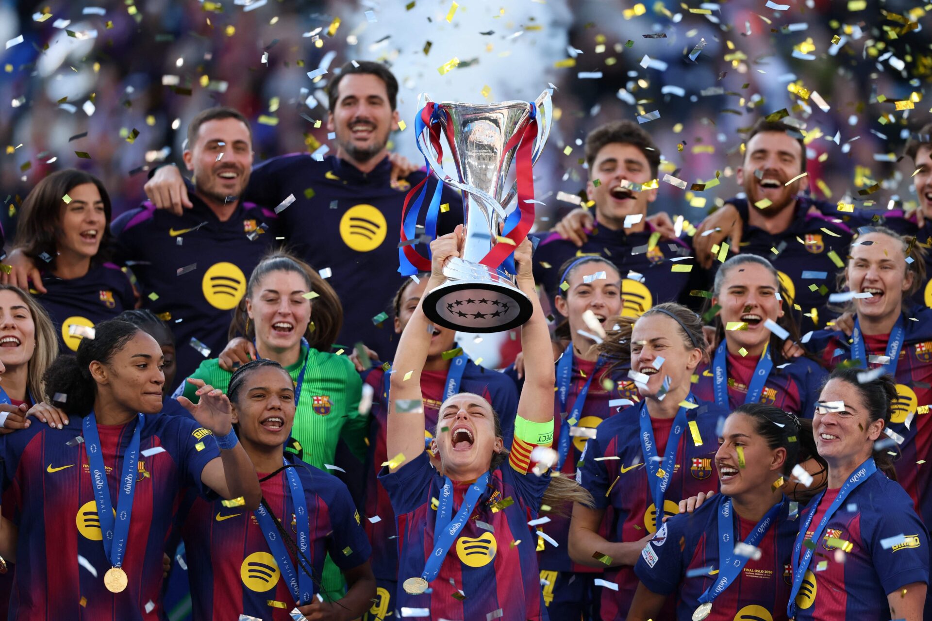 Barcelona brilha e conquista o quarto título europeu ao atropelar Lyon na final