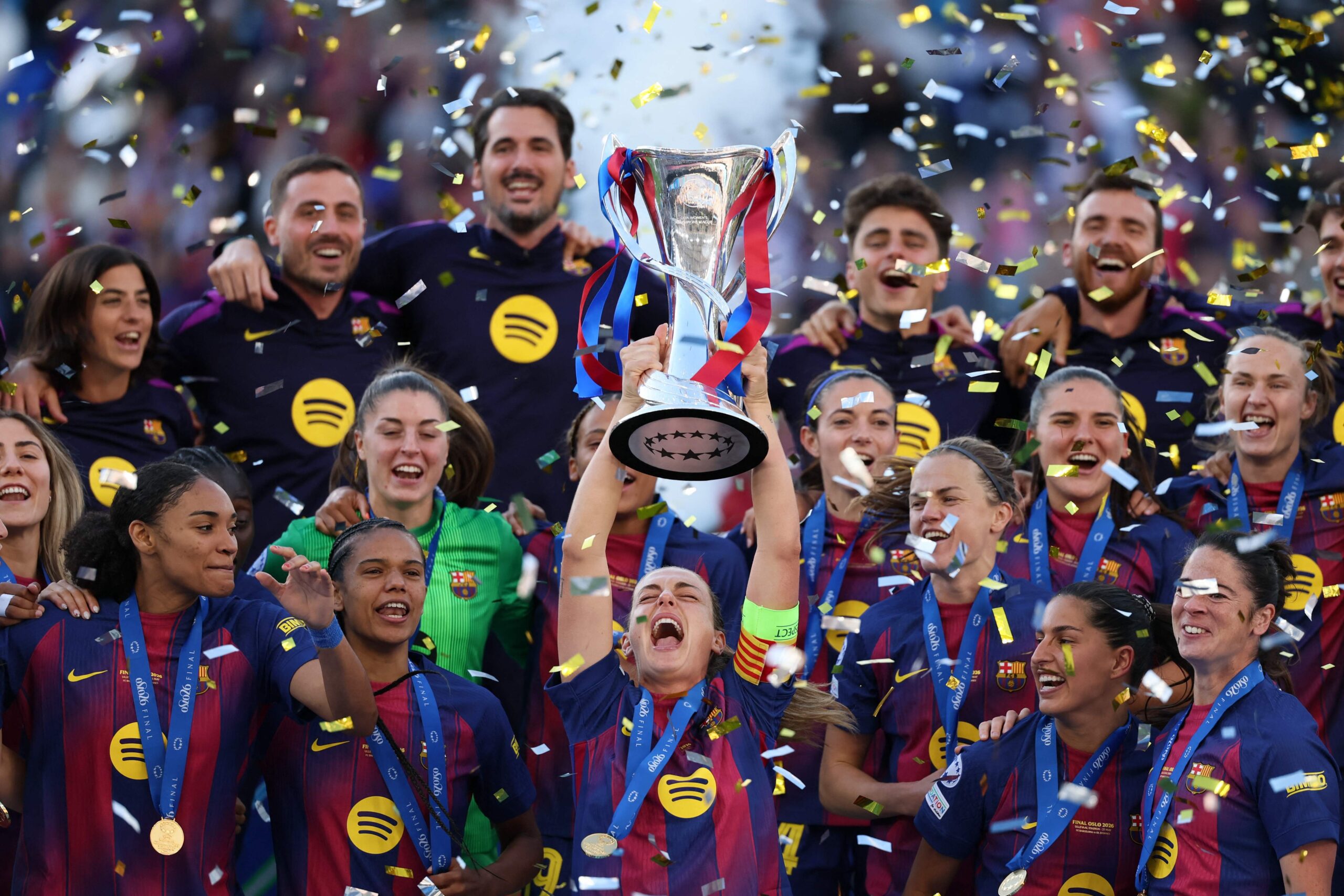 Barcelona brilha e conquista o quarto título europeu ao atropelar Lyon na final