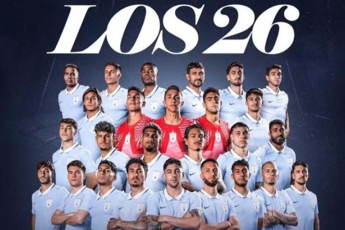 Uruguai anuncia lista de 26 jogadores para a Copa do Mundo 2026