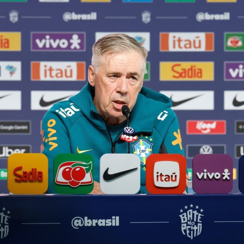 Seleção Brasileira de Ancelotti tem mais jogadores atuando no Brasil desde 2002