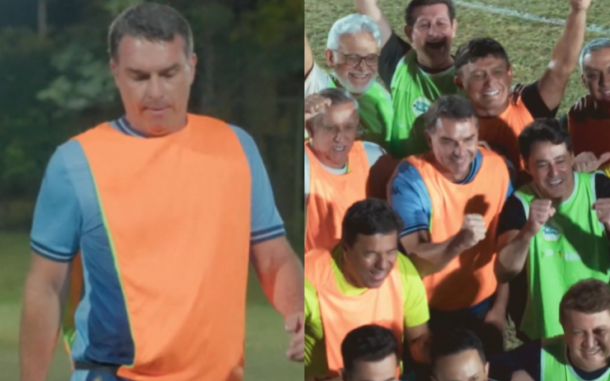 Flávio Bolsonaro compara jogo de futebol com a corrida presidencial de 2026