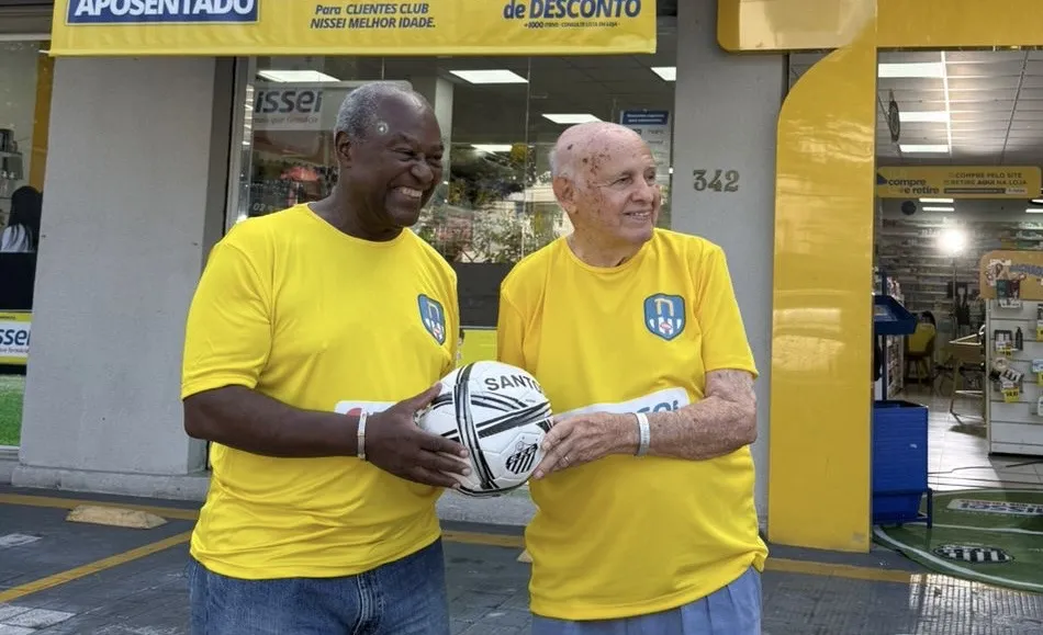 Pepe e Edu entram em campo para promover saúde e qualidade de vida na terceira idade