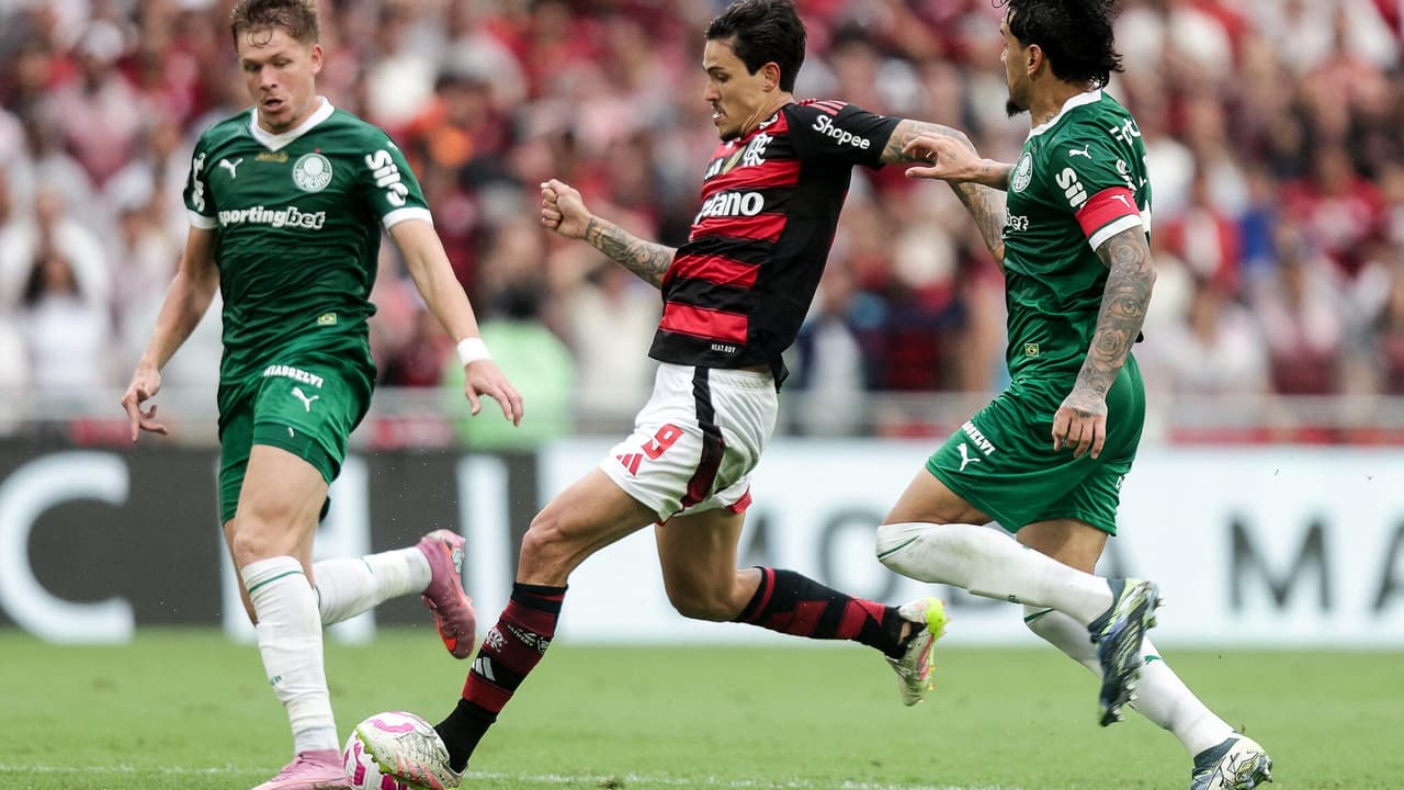 Flamengo e Palmeiras se enfrentam novamente no Maracanã com vantagem rubro-negra