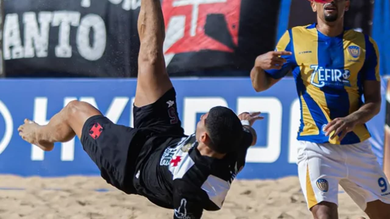 Vasco garante vaga na final da Libertadores de Futebol de Praia com vitória emocionante