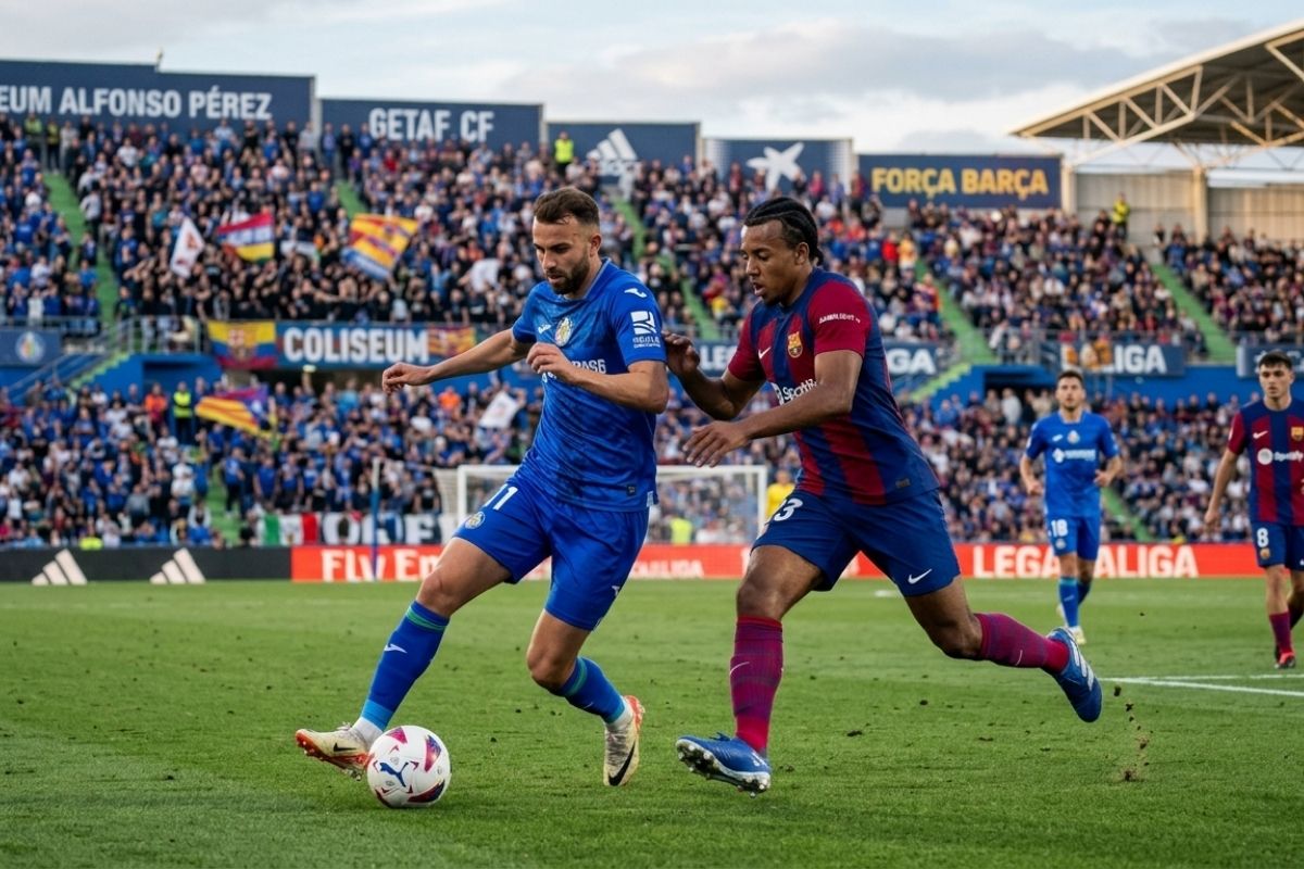 Barcelona enfrenta Getafe buscando manter liderança firme na La Liga