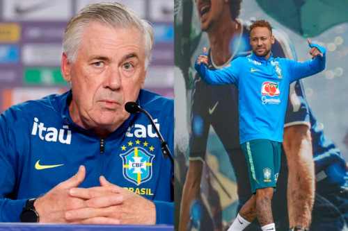 Ancelotti garante Neymar na Copa do Mundo de 2026 mesmo com lesão