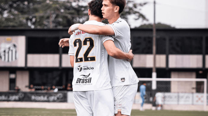 Santos vira contra Fortaleza e sobe para 3º lugar no Brasileirão sub-20