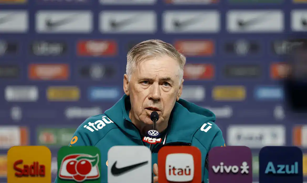 Ancelotti revela escalação do Brasil para amistoso contra Panamá e projeta Copa do Mundo