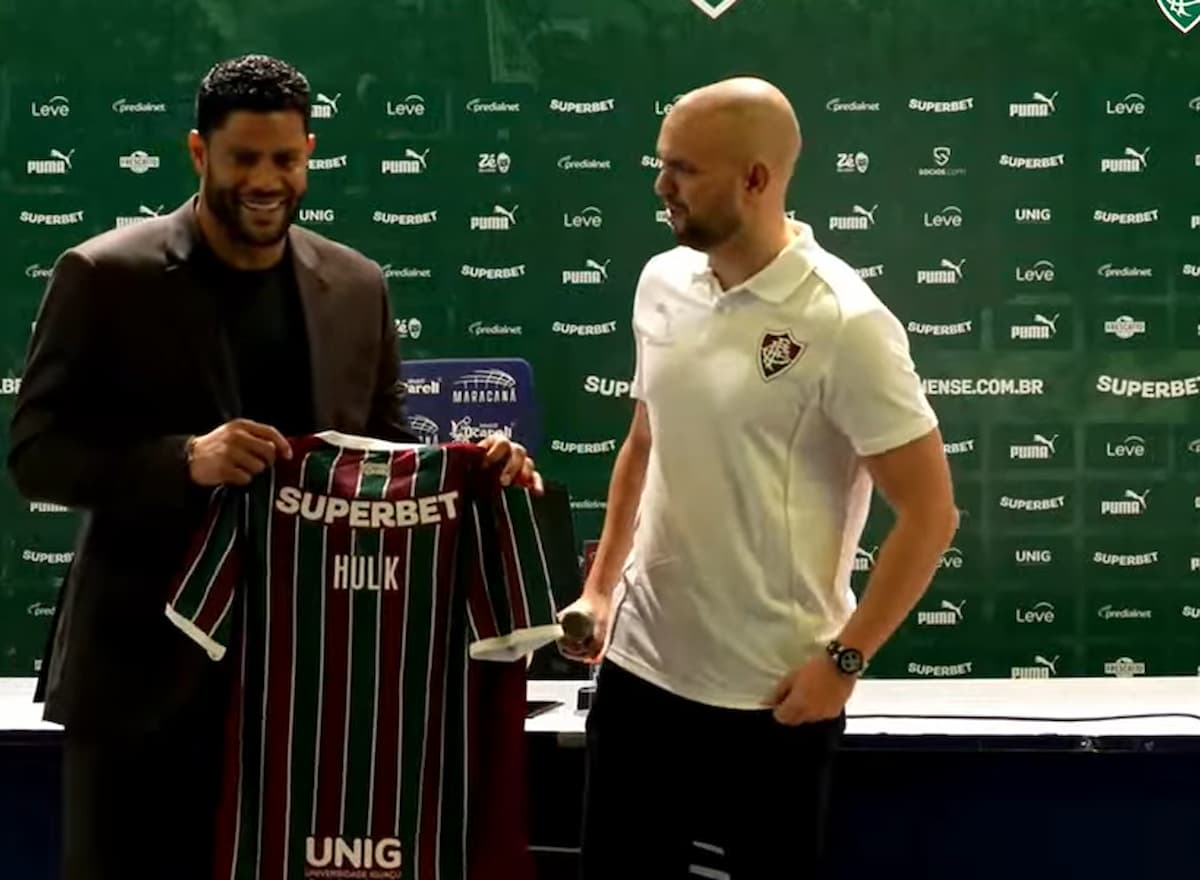 Hulk é apresentado no Maracanã e promete fogo no Fluminense até 2027