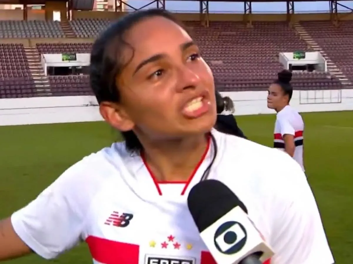 Sarah Aysha denuncia ataque de misoginia durante jogo do São Paulo no Brasileiro Sub-20