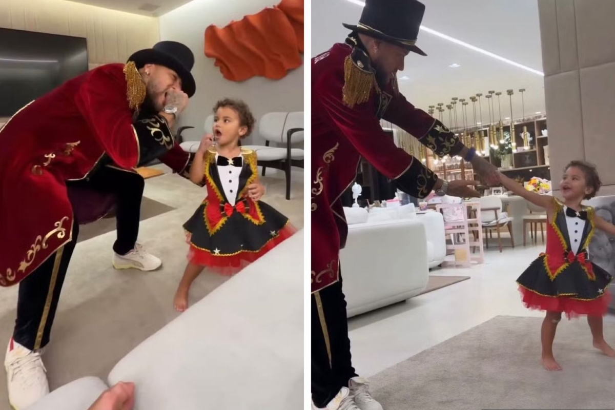 Neymar encanta fãs com momento mágico ao lado da filha Mavie no Dia do Trabalhador