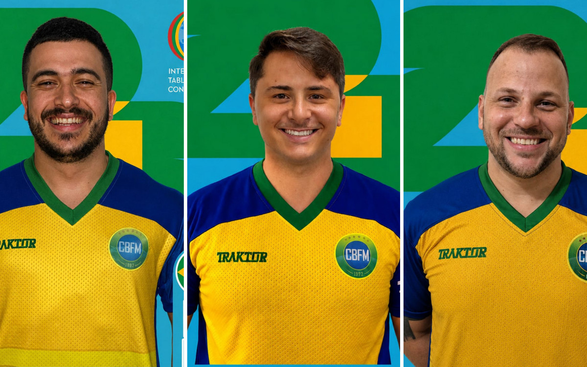 Brasil busca o hexa no Mundial de Futebol de Mesa com trio carioca em destaque