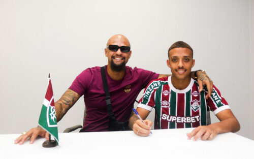 Fluminense encaminha renovação de contrato de Davi Melo, filho de Felipe Melo