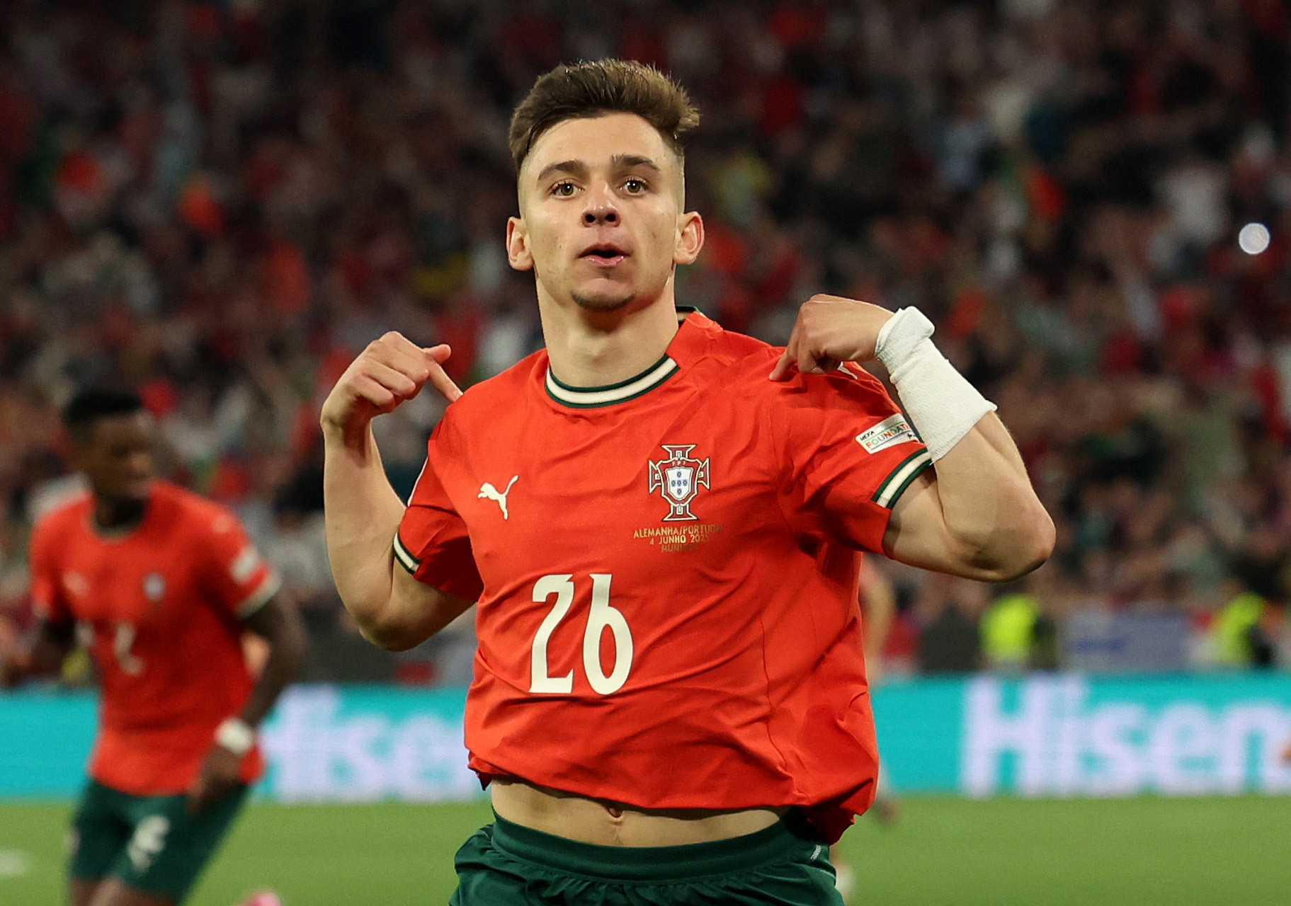 Francisco Conceição fala sobre clima tenso em Portugal antes de duelo na Copa do Mundo