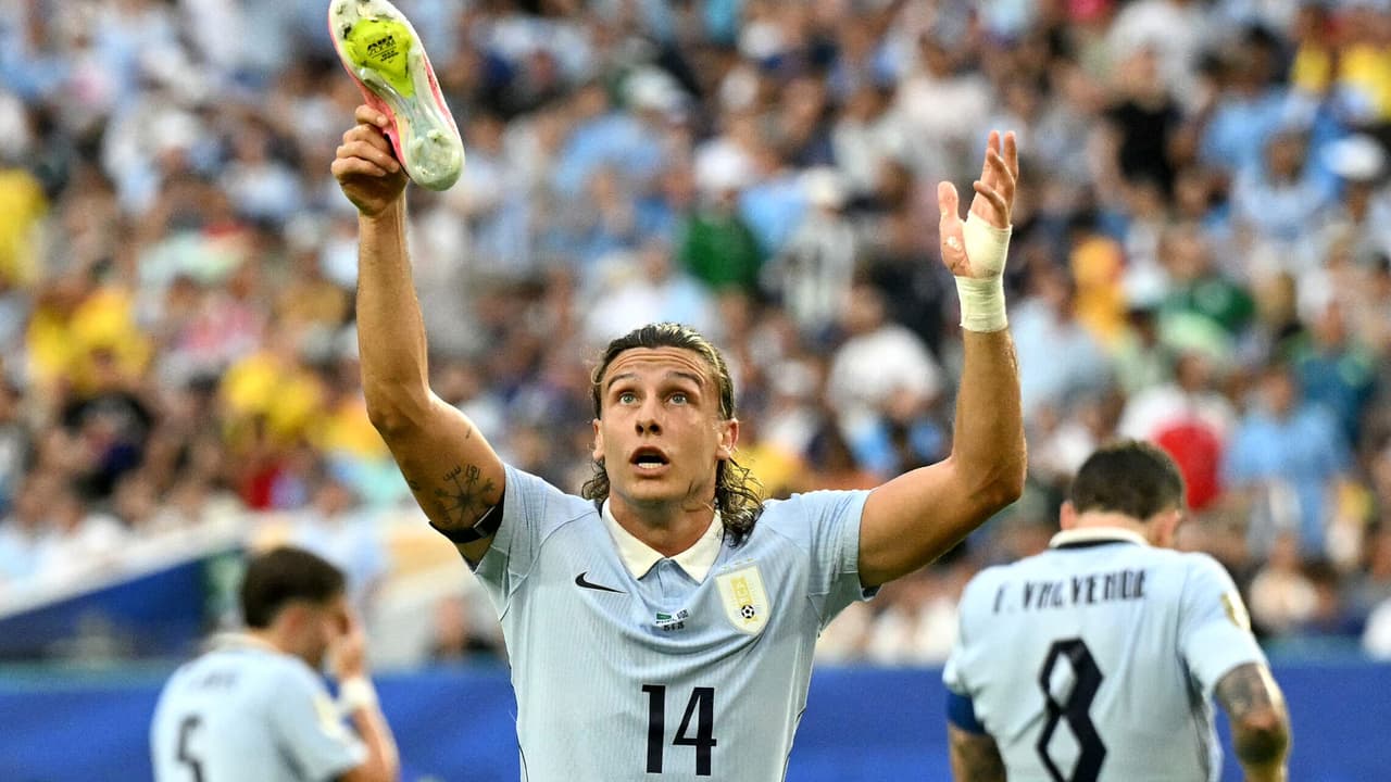 Agustín Canobbio brilha na estreia do Uruguai na Copa do Mundo 2026 e lembra Fluminense