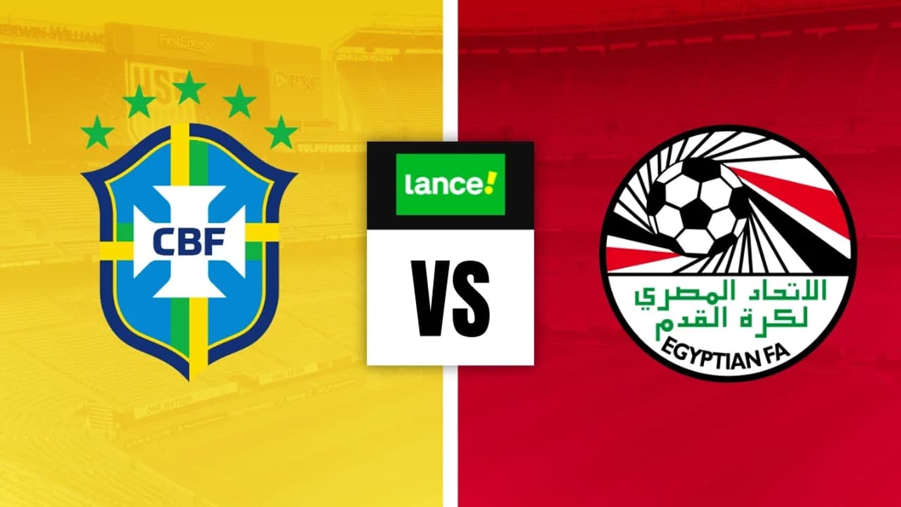 Brasil e Egito se enfrentam em amistoso decisivo antes da Copa do Mundo 2026