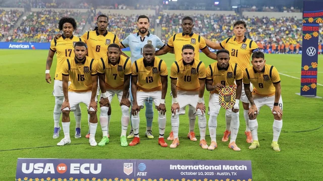 Equador revela elenco para a Copa do Mundo de 2026 com apostas em jovens talentos