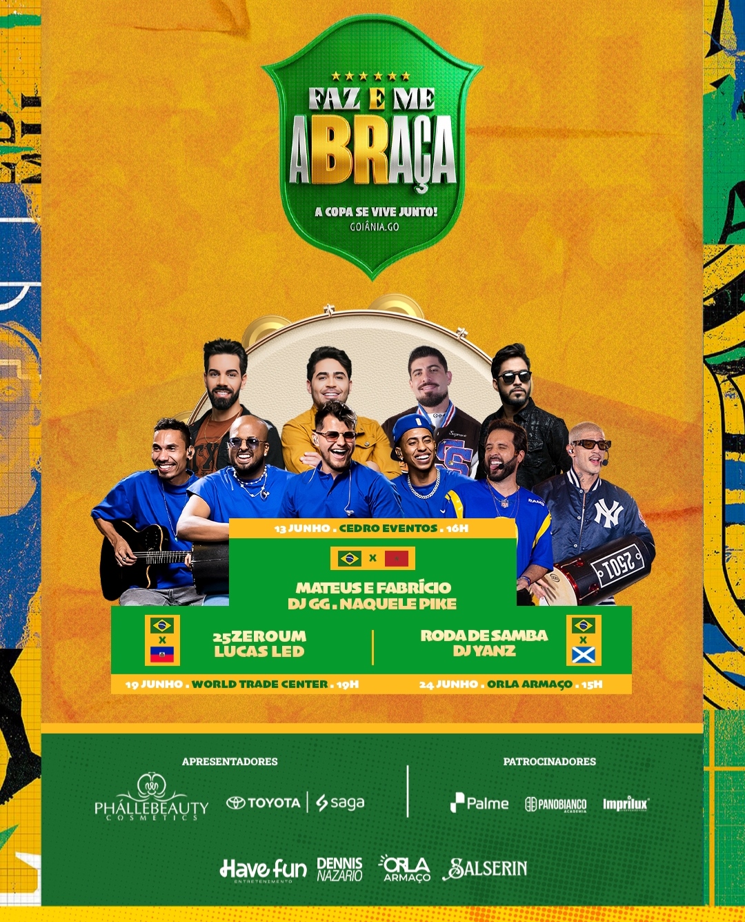 Goiânia se prepara para festa da Copa 2026 com evento que une futebol, música e muita emoção