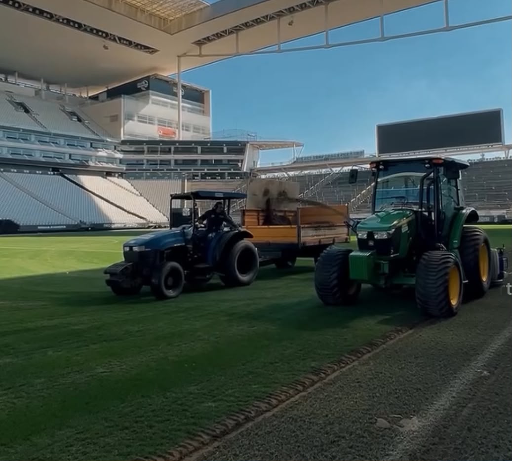 Corinthians inicia renovação do gramado da Neo Química Arena para temporada 2026