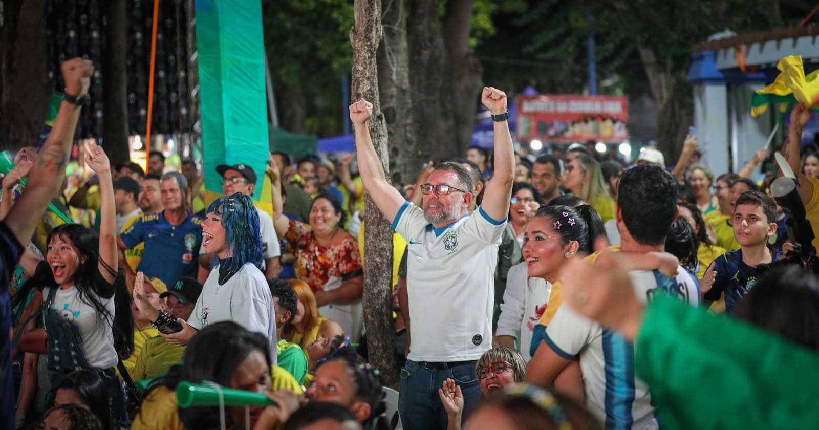 Torcida acreana faz festa vibrante antes de Brasil x Haiti na Copa do Mundo 2026