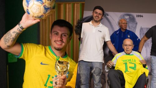 Zag, neto de Zagallo, desponta no futebol brasileiro com talento e legado
