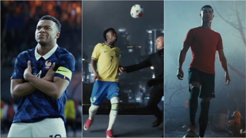 Nike reúne craques do futebol em comercial inédito com clima de rebelião