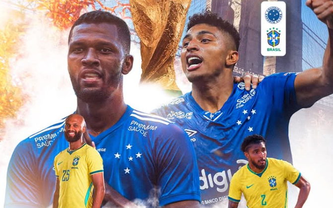 Cruzeiro celebra estrelas reveladas na estreia do Brasil na Copa do Mundo 2026