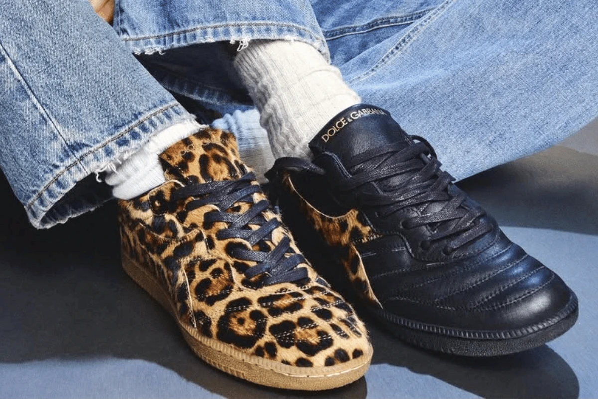 Dolce & Gabbana transforma chuteira clássica da Diadora com toque de luxo e estilo