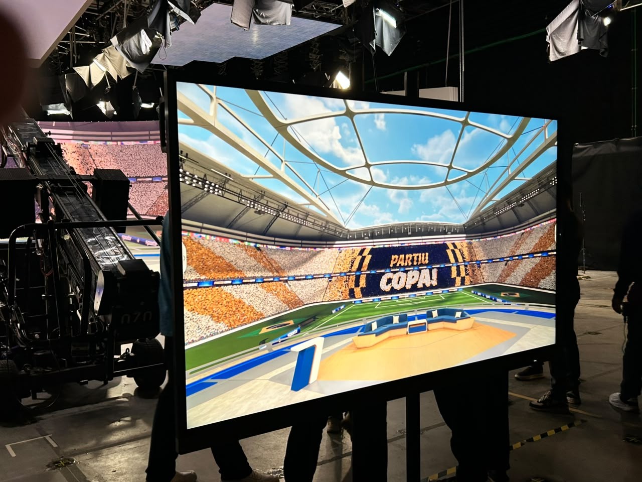 Globo revoluciona cobertura da Copa do Mundo 2026 com estúdio virtual gigante