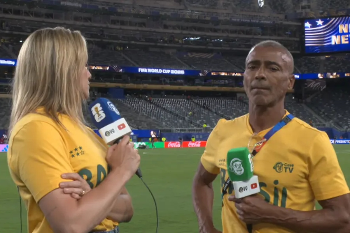 Romário e Fernanda Gentil vivem momento tenso na transmissão da Copa do Mundo 2026