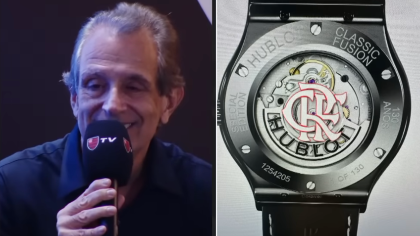 Flamengo e Hublot renovam parceria e lançam relógio exclusivo após 15 anos