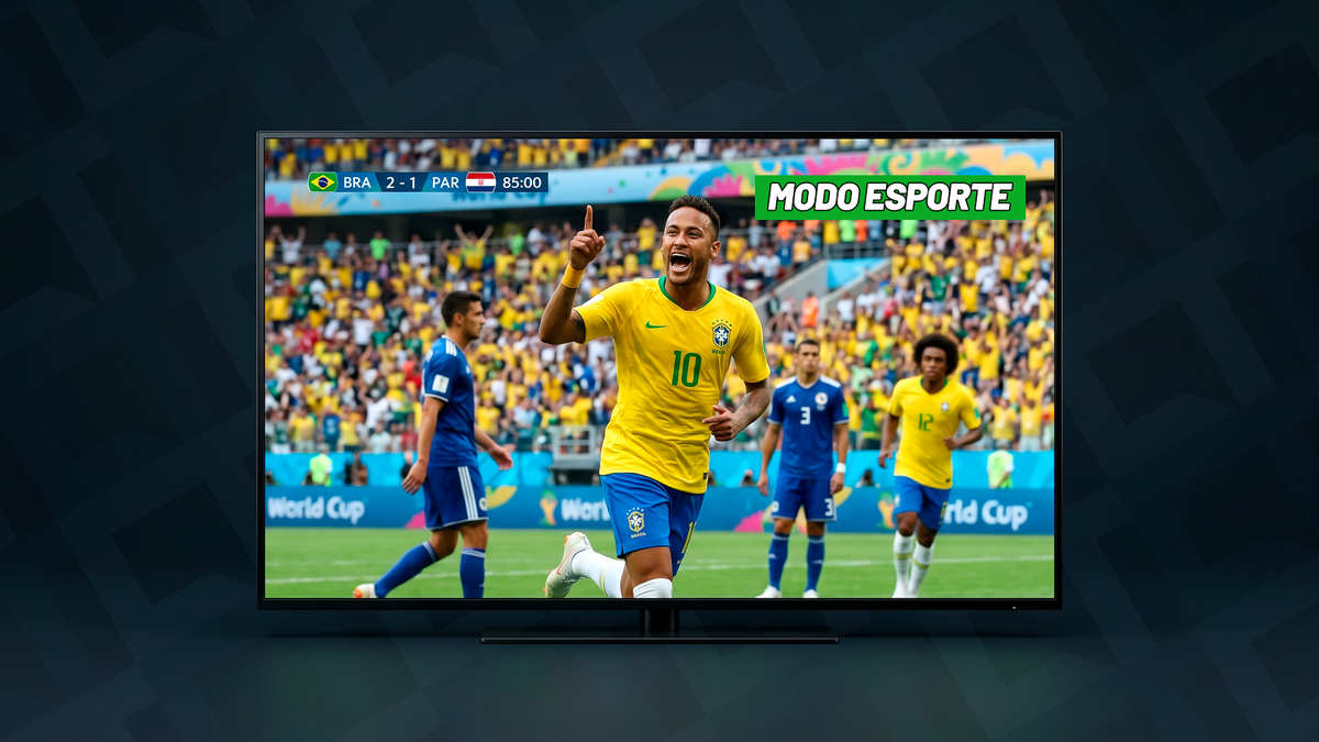 Como o “Modo Esporte” nas TVs transforma a experiência dos torcedores na Copa do Mundo