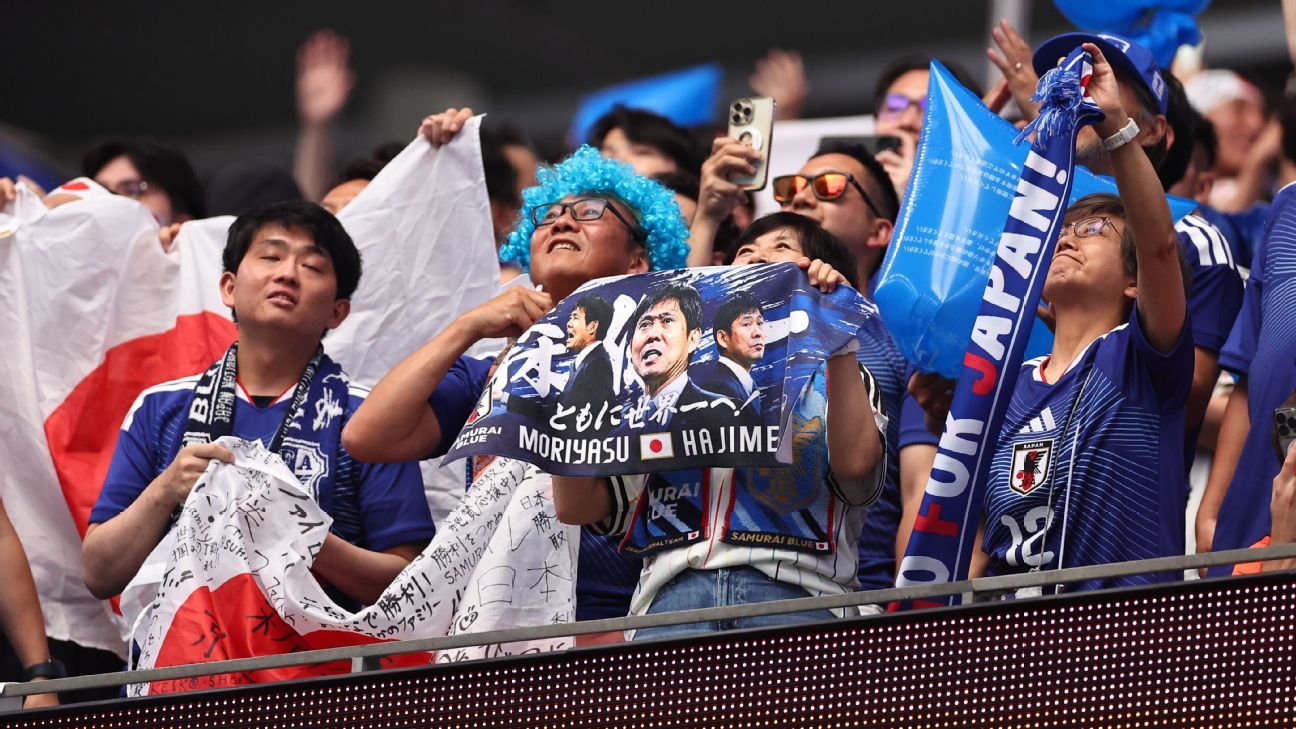 Torcida do Japão Agita Estádio em Dallas com Atmosfera de Libertadores na Copa do Mundo