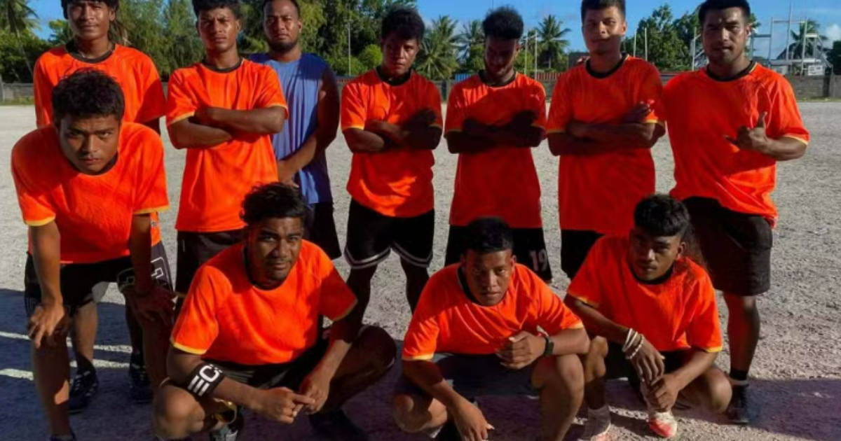 Kiribati sonha com Copa do Mundo enquanto enfrenta ameaça do aumento do nível do mar