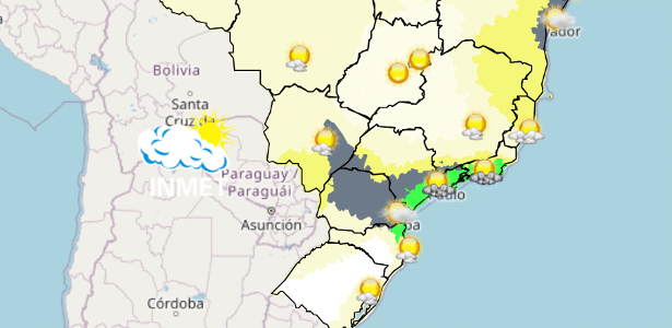 Frente fria promete esfriar o Sul e São Paulo a partir de quinta-feira