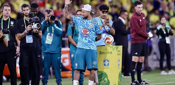 Neymar Brilha Antes do Jogo e Troca Palavras com Presidente da CBF no Maracanã