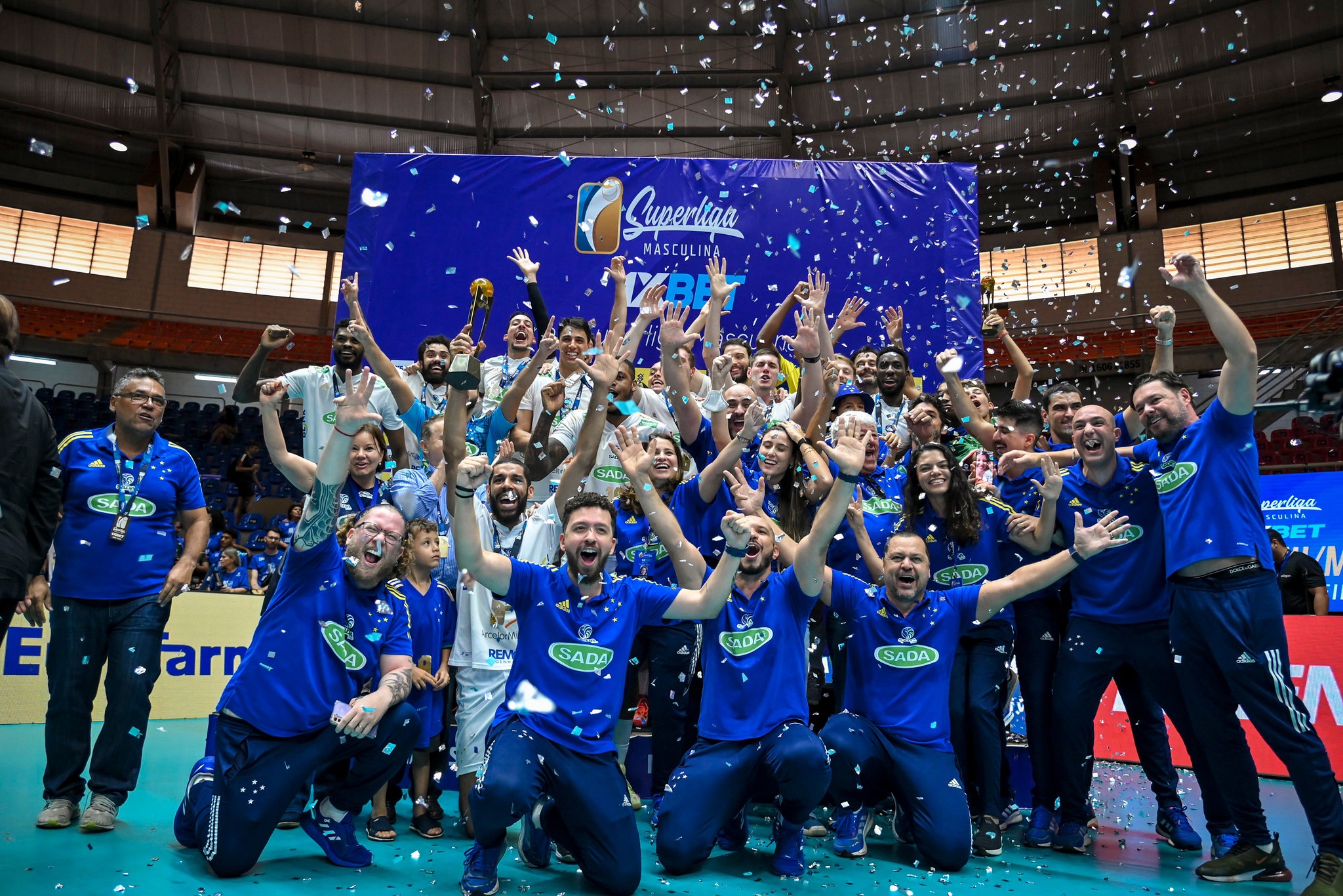 Sada Cruzeiro completa 20 anos e se firma como gigante do vôlei mundial
