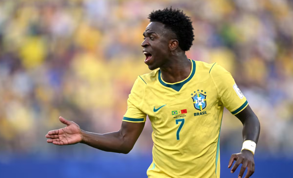 Vinícius Júnior abre o placar para o Brasil na Copa do Mundo 2026