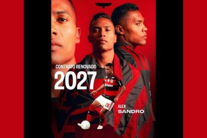 Flamengo renova com Alex Sandro até 2027 e reforça o elenco para as próximas temporadas