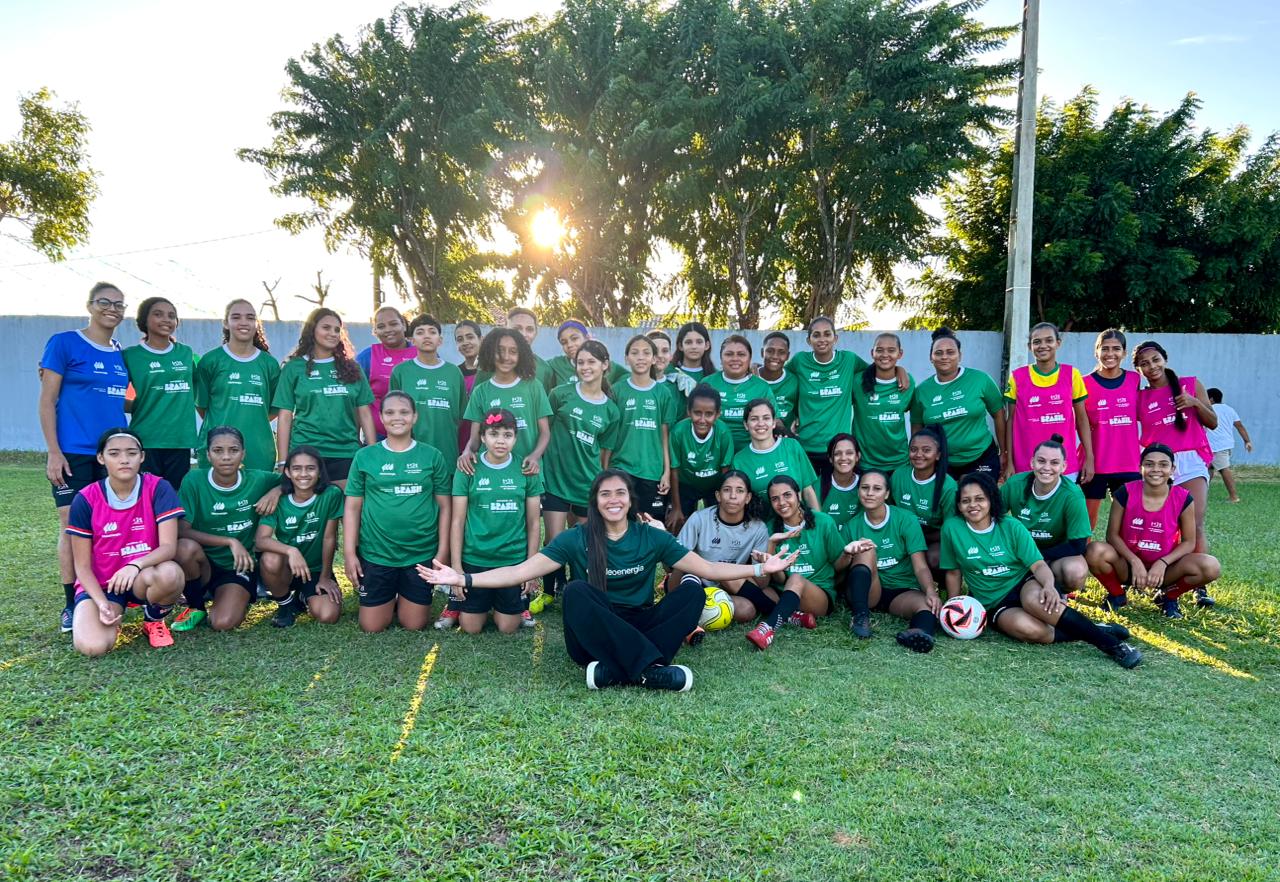 Antônia Silva inspira jovens no Projeto Escola de Futebol com Inclusão Social em Natal