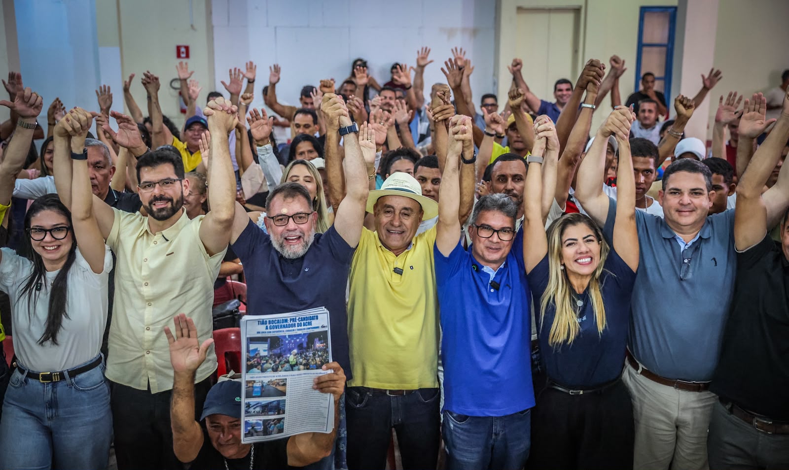 Tião Bocalom anuncia Sargento Adônis como vice na disputa pelo governo do Acre